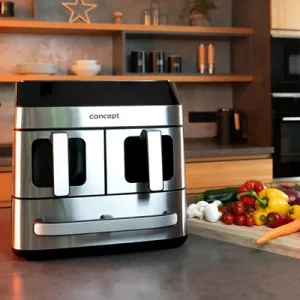 Vyhrajte horkovzdušnou fritézu PIZZA TRIO od CONCEPT v hodnotě 7.500 korun