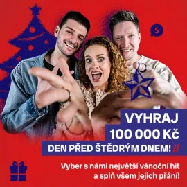 NEJVĚTŠÍ VÁNOČNÍ HIT - hlasuj pro svého favorita a vyhraj 100 000 korun v hotovosti! 🎄💸