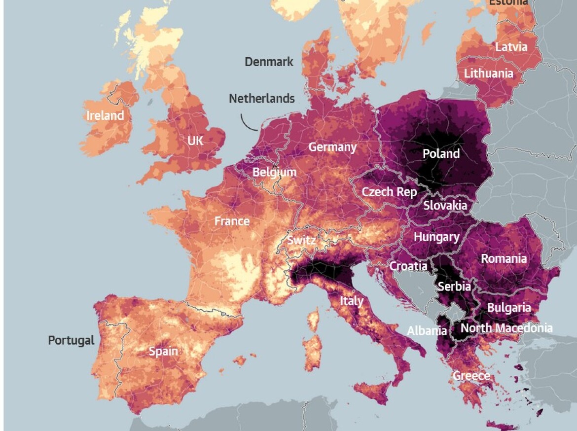 ŽIjete v Evropě? Špatná zpráva - podle všeho dýcháte toxický vzduch!