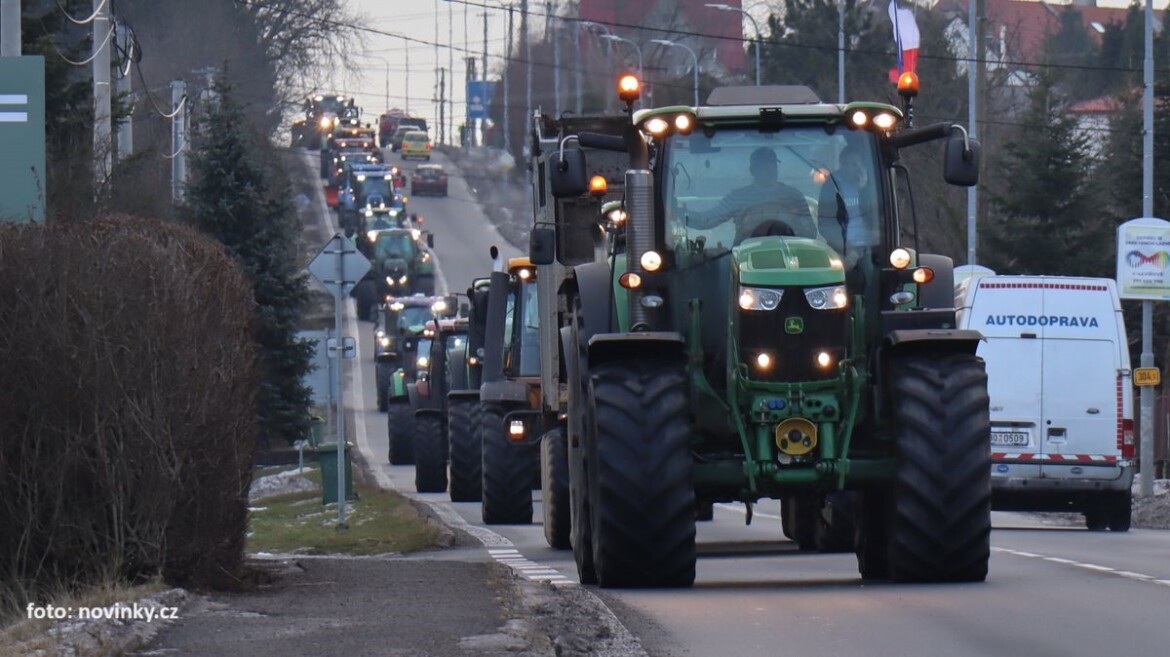 Pozor na cestách! Zemědělci vyjedou k dalším protestům!