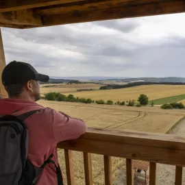 U Přemyslovic na Prostějovsku se otevřela nová rozhledna, připomíná strážní věž
