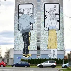 Khoma mění Karvinou! Školní budova se promění v obří galerii pod širým nebem