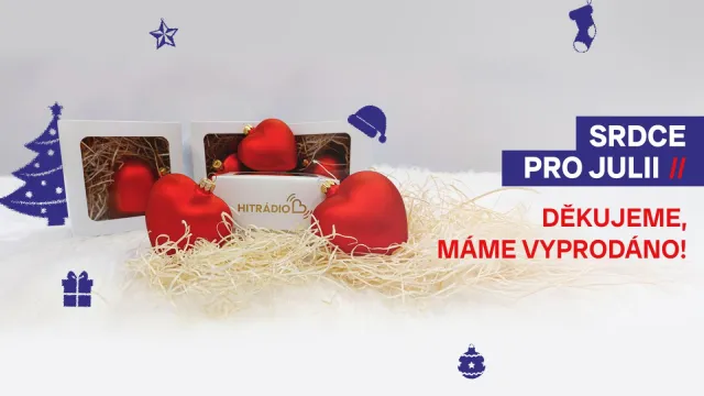Srdce pro Julii jste vykoupili v rekordním čase. Děkujeme!