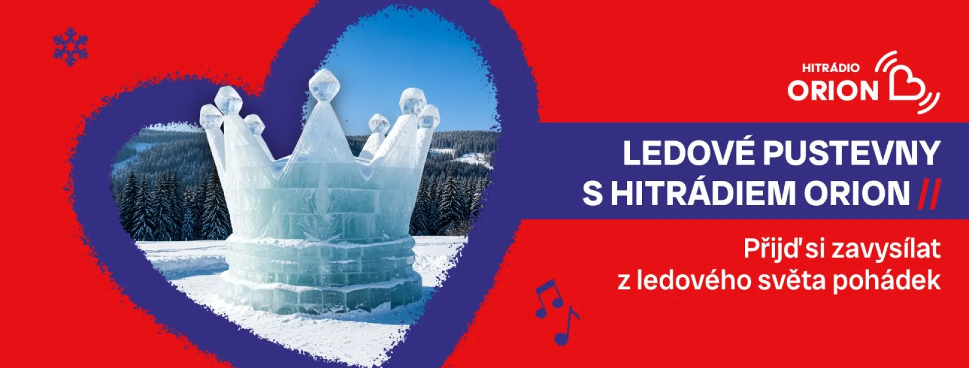 Ledové Pustevny s Hitrádiem Orion